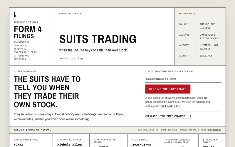 Suits Trading